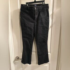 J. Crew Black Mid-Rise Flare Crop Jeans Size 29